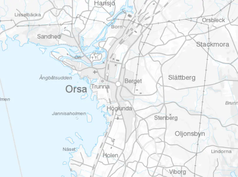 Kartor och geografisk information - Orsa kommun